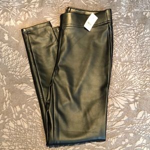 NWT, Loft Faux Leather Bi-stretch Leggings, 4P